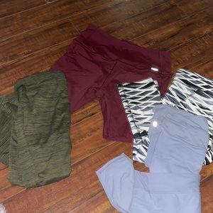 **4 for 1!** Leggings/workout pants/one pair of shorts